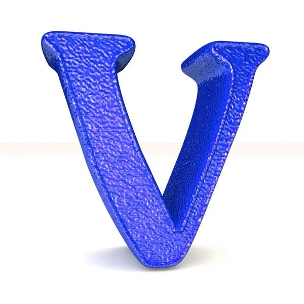 Tek V Alfabe harf — Stok fotoğraf
