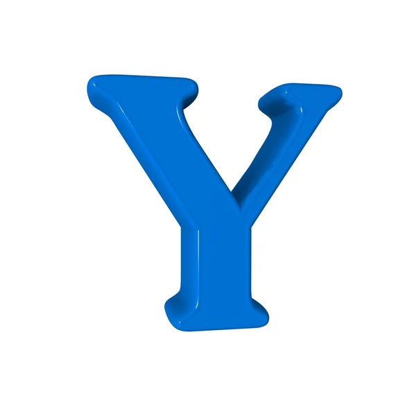 Единичная буква Y — стоковое фото