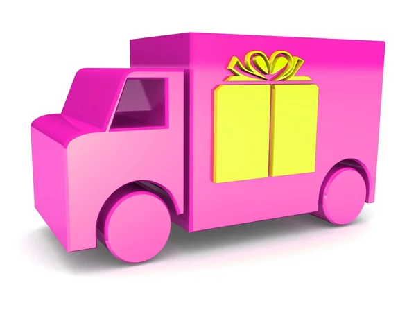 Colorful toy truck — Stock Photo, Image