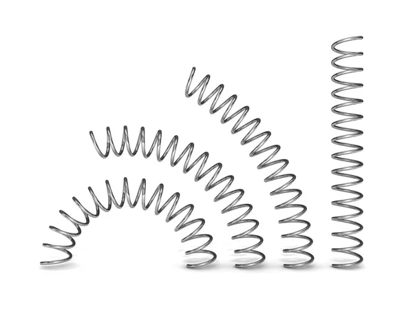3d 스틸 스프링 — 스톡 사진