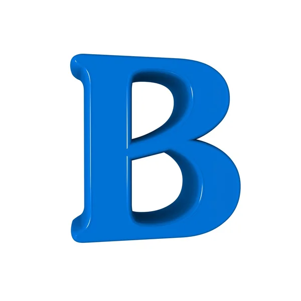 Één B alfabet letter — Stockfoto