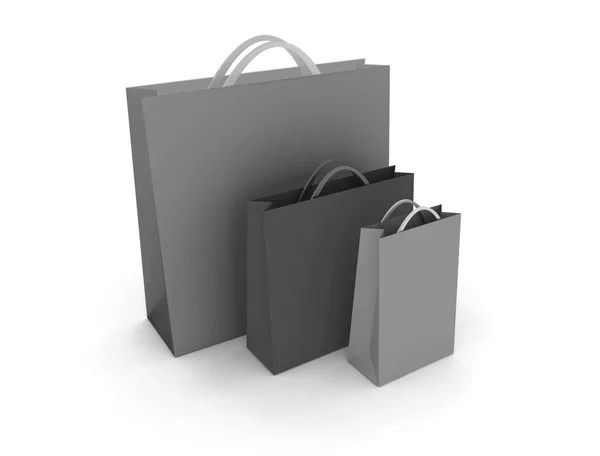 Carta Shopping bags — Foto Stock