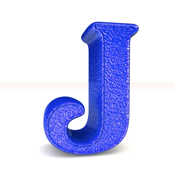 Single J alphabet letter — Stock Photo, Image