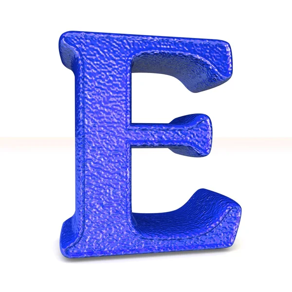 Letra del alfabeto E individual — Foto de Stock