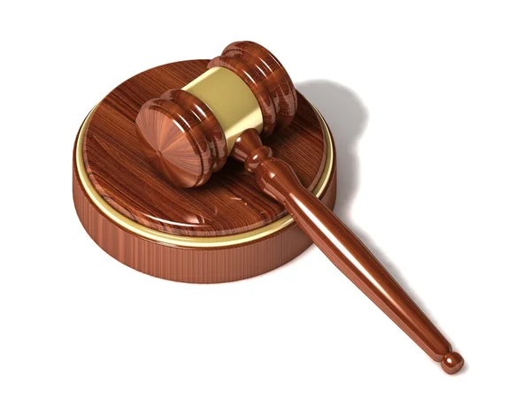 Judge gavel and sound block — Stock Photo, Image