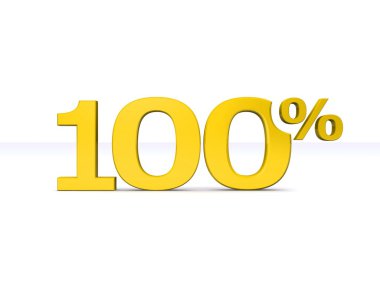 yüzde 100 indirim sembolü