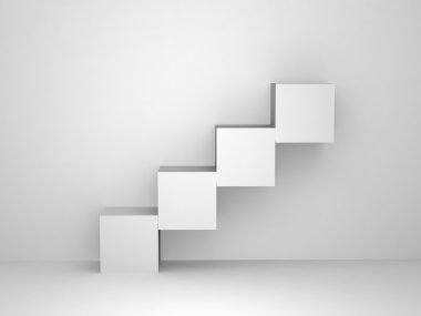 Kutuları ile gri arka plan