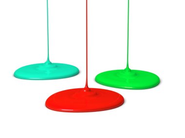 renkli boya döktüm