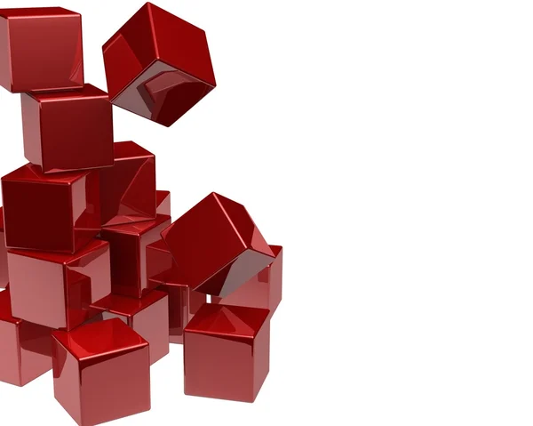 Assemblaggio di cubi da blocchi — Foto Stock