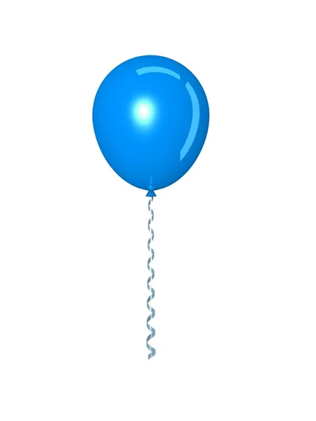 Kolorowy latający balon — Zdjęcie stockowe