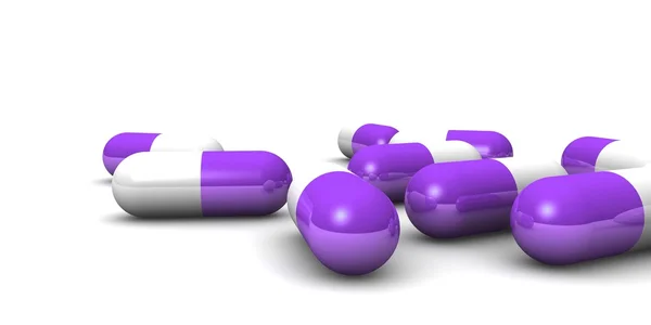 3D-s kapszula tabletták — Stock Fotó