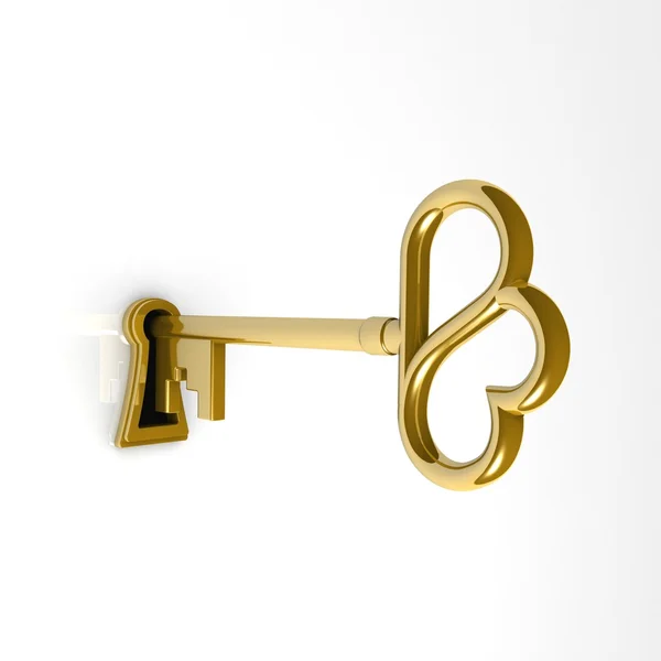 altın anahtar deliği anahtarında