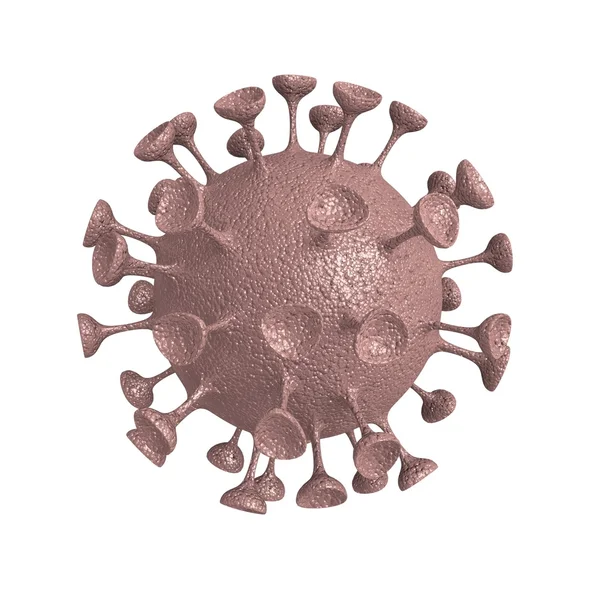 3D πολύχρωμο ιού — Φωτογραφία Αρχείου