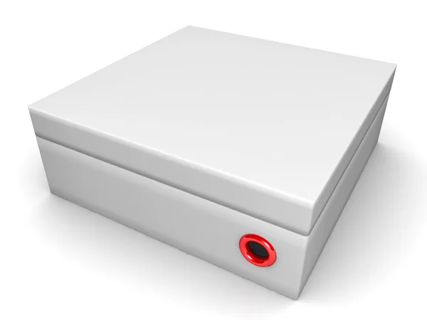 White blank box — Stock Photo, Image