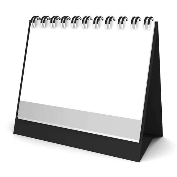 Calendario vuoto bianco — Foto Stock