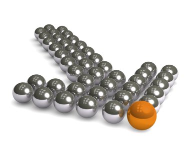 Ok gümüş toplar yaptı