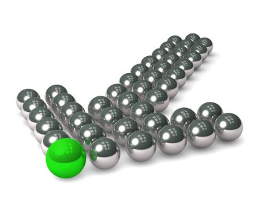 Ok gümüş toplar yaptı