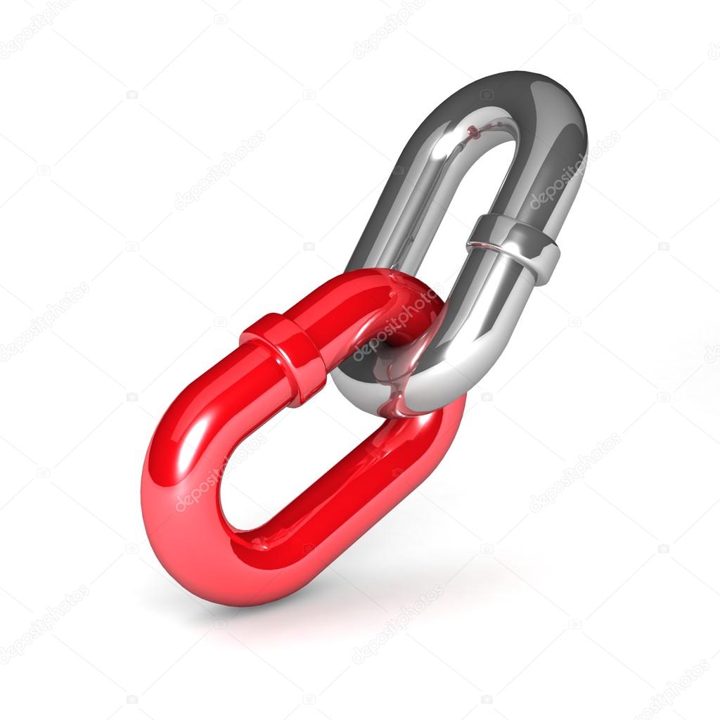 Illustration of chain links