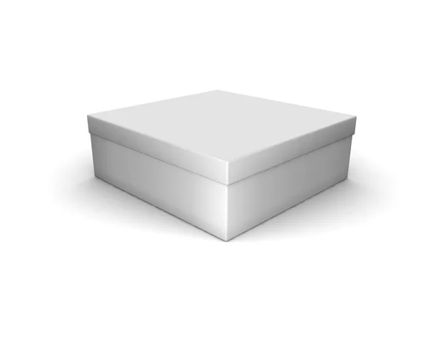 White blank box — Stock Photo, Image