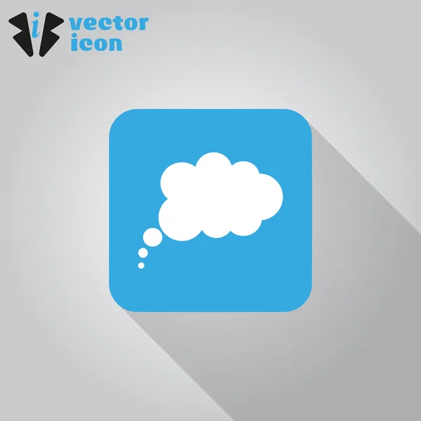 Speech web icon — Stock Vector