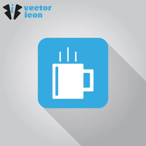 Koffiecup Icoon — Stockvector