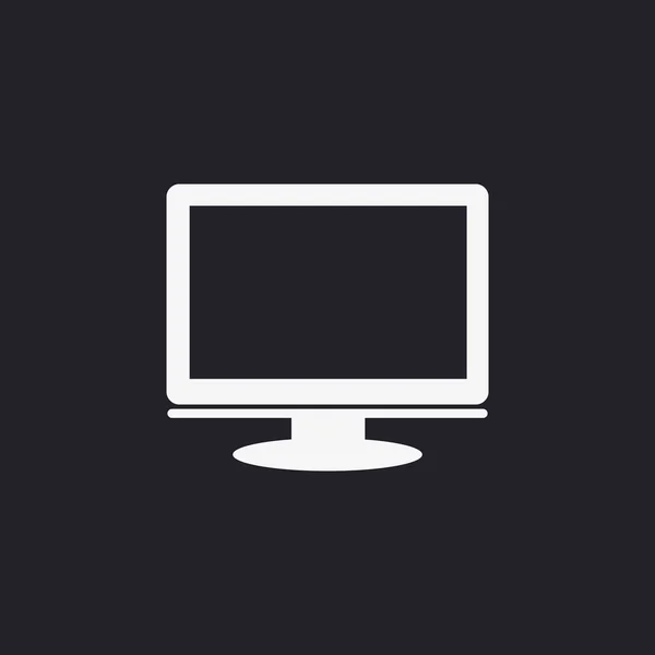 Het pictogram web monitor — Stockvector