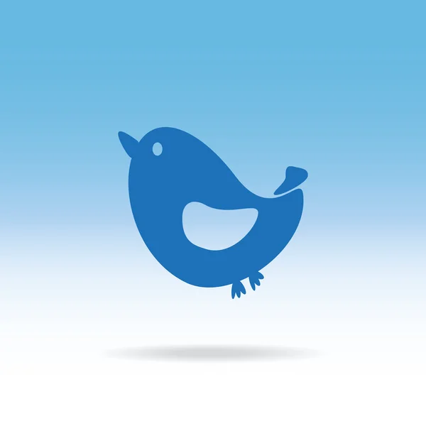 Web bird icon — Stock Vector