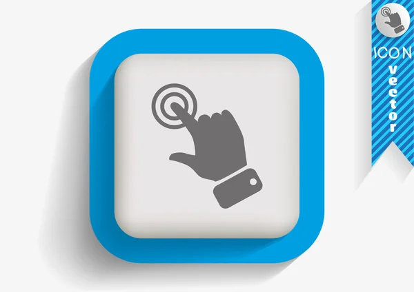 Operatie touch-pictogram — Stockvector