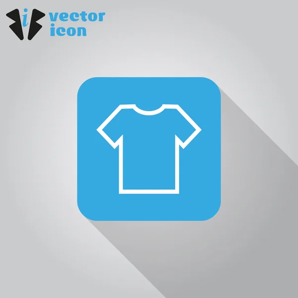 Символ простой футболки — стоковый вектор