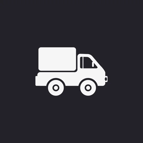 Доставка вантажівка значок — стоковий вектор