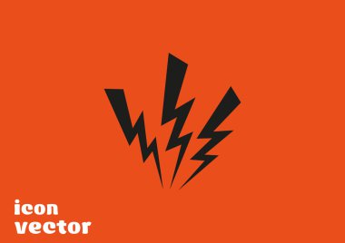 Yüksek gerilim web simgesi