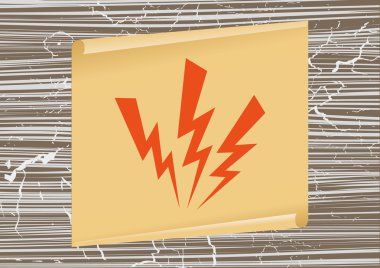 Yüksek gerilim web simgesi