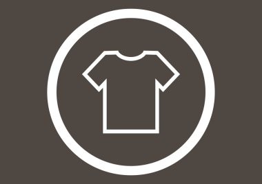 basit t-shirt simgesi