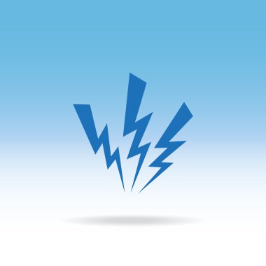 Yüksek gerilim web simgesi