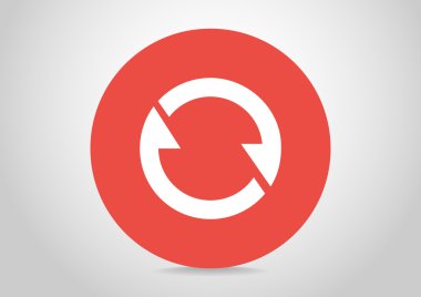 döndürme oklarını daire