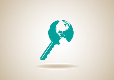 Küre anahtar simgesi