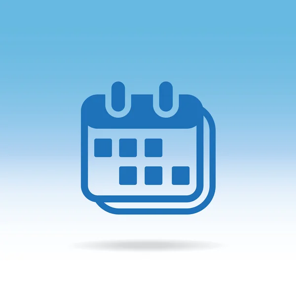 Calendario icono web — Archivo Imágenes Vectoriales