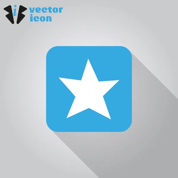 Ícone web estrela — Vetor de Stock