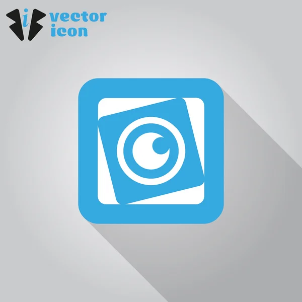 Lente icono web — Vector de stock