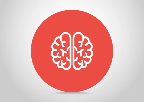 Brain web icon — Stock Vector