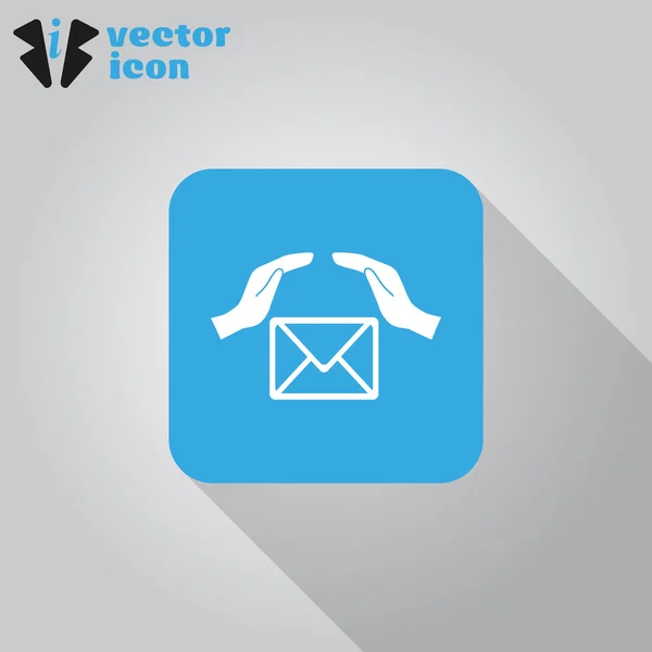 Icono web de correo electrónico — Vector de stock