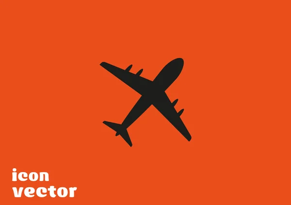 Icono web aeronave — Vector de stock