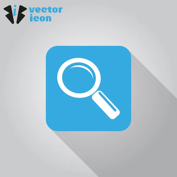Vergrootglas pictogram — Stockvector