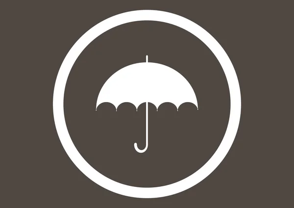 Umbrella web icon — Stock Vector