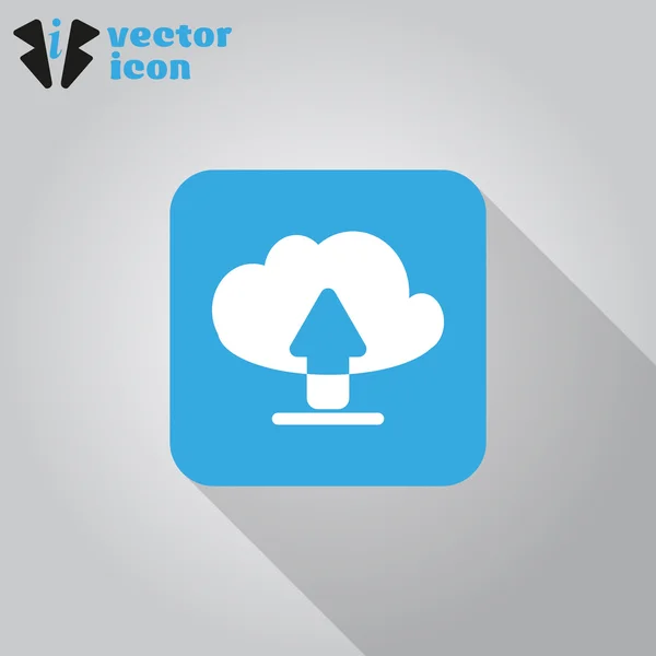 Descargas de archivos de nube — Vector de stock