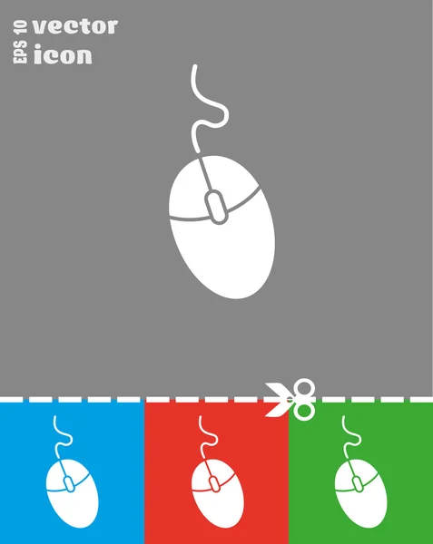 Icône souris ordinateur — Image vectorielle