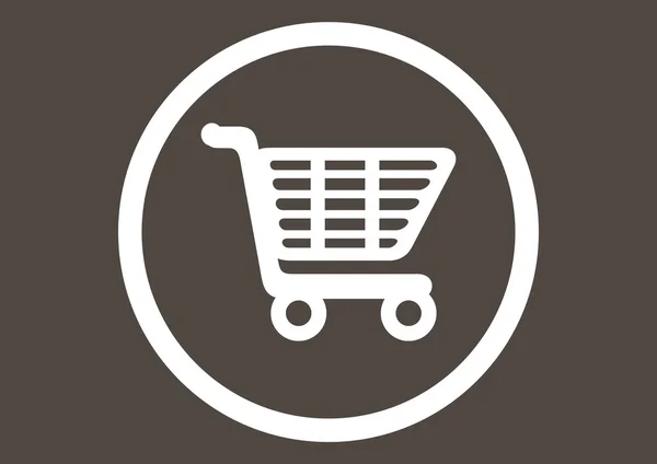 Icono del carrito de compras — Vector de stock