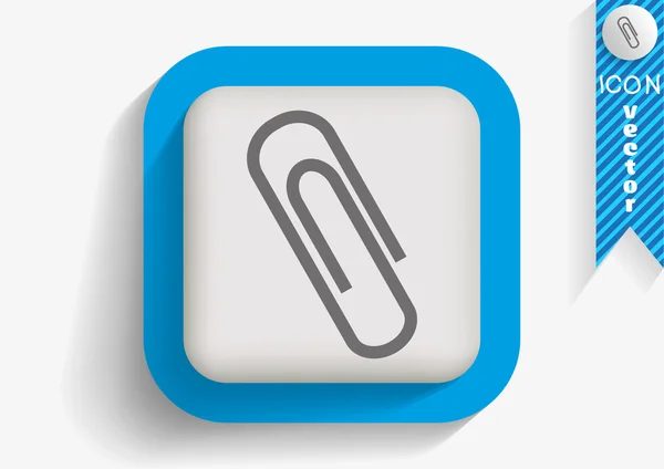 Paper clip icon — Stock Vector