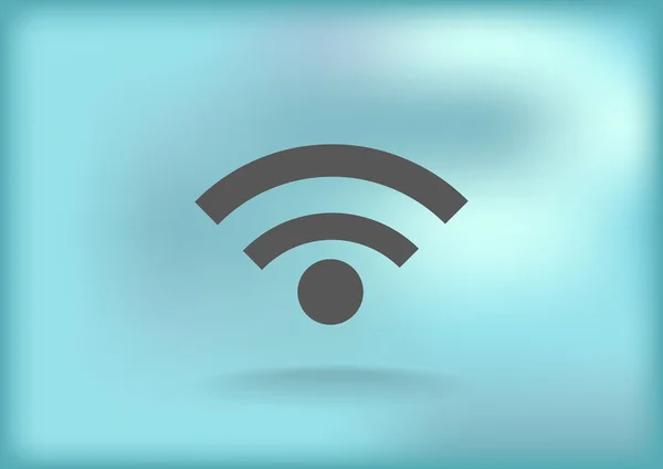 Web icoon wi-fi — Stockvector