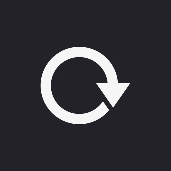 Round arrow icon — Stock Vector